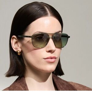 Acetate Aviator Sage Green Sunglasses